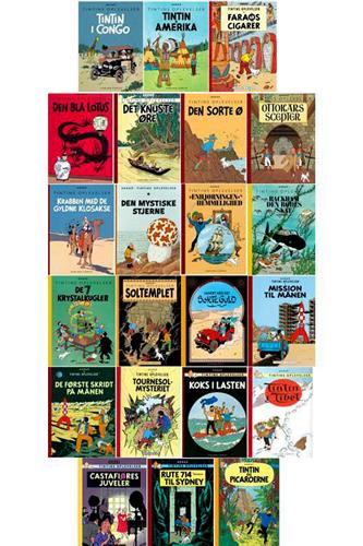 Tintin Faksimile - Nr. 1-22