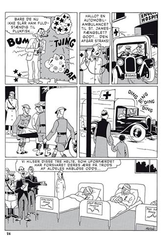 Reporteren Tintins oplevelser Nr. 4