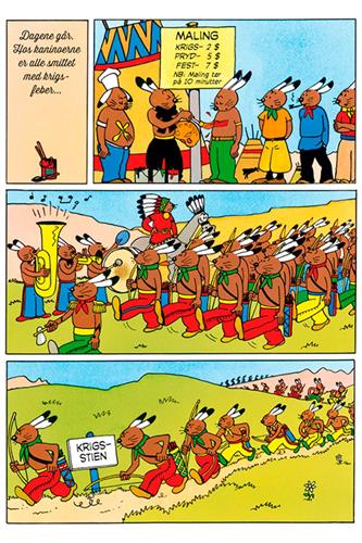 Sylvester og Ottilia hos kaninoerne