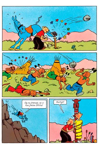 Sylvester og Ottilia hos kaninoerne