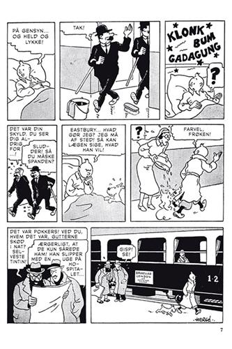 Reporteren Tintins oplevelser Nr. 6