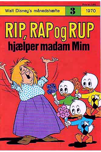 Walt Disneys Månedshæfte 1970 Nr. 3