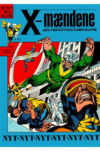 X-Mændene 1973 Nr. 1 (Cuttet Hjørne)