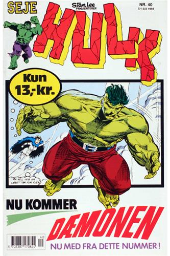 Seje Hulk 1993 Nr. 40