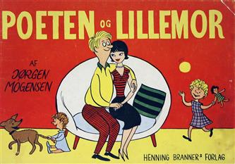 Poeten og Lillemor 1951 - 1. udg. 1. opl. - Poeten og Lillemor sidder i sofa