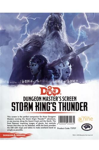 Storm King's Thunder - Dungeon Master's Screen