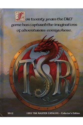 1993 TSR Master Catalog - Collector's Edition