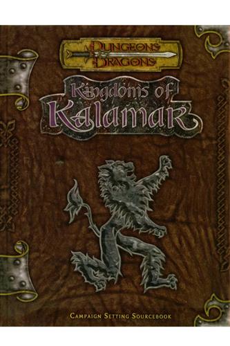 Kingdoms of Kalamar - Campaign Setting Sourcebook