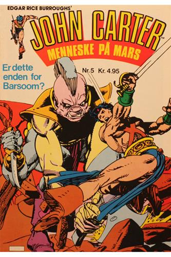 John Carter - Menneske På Mars 1979 Nr. 5
