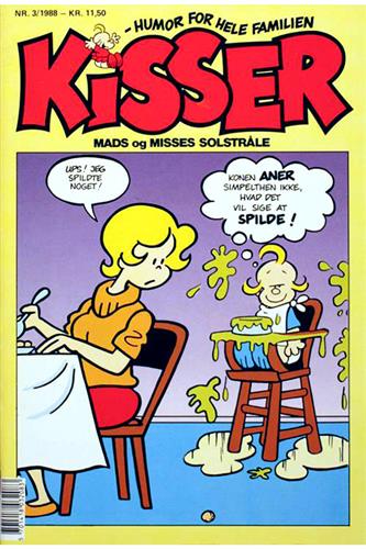 Kisser. Mads og Misses Solstråle 1988 Nr. 3