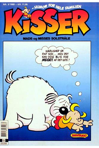 Kisser. Mads og Misses Solstråle 1989 Nr. 3