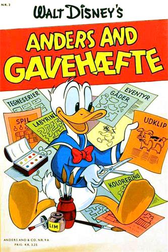 Anders And Gavehæfte (Kuglepen) 1958 Nr. 2