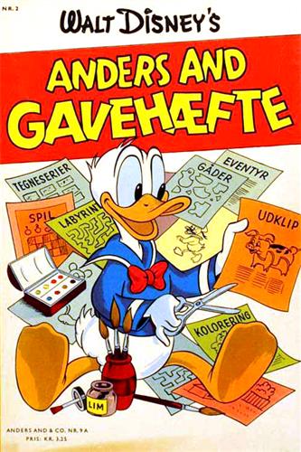 Anders And Gavehæfte (Blyant) 1958 Nr. 2