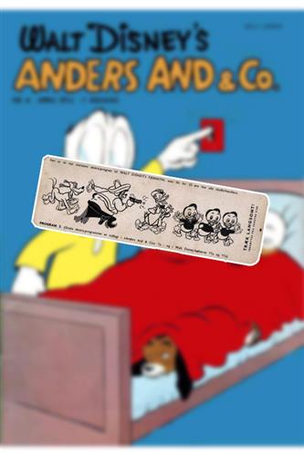Anders And & Co. 1955 Nr. 4 Løst Indlæg (uden blad)
