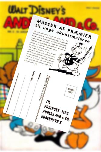 Anders And & Co. 1961 Nr. 2 Løst Indlæg (uden blad)