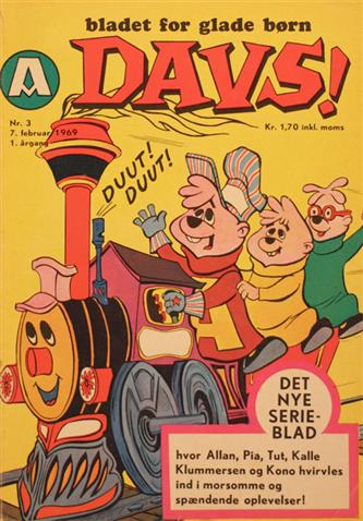 Davs! Bladet for Glade Børn 1969 Nr. 3