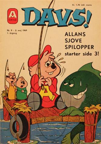 Davs! Bladet for Glade Børn 1969 Nr. 9