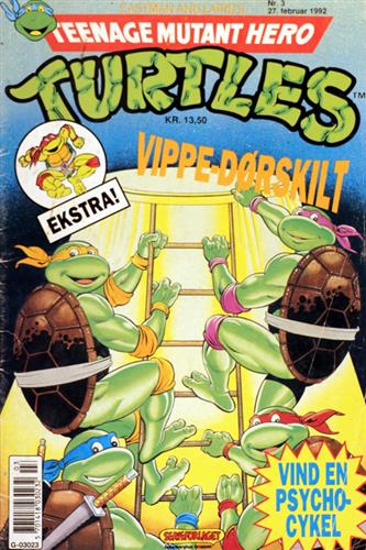 Subjektiv Diplomati Udløbet Teenage Mutant Hero Turtles 1992 Nr.3 | Faraos Webshop