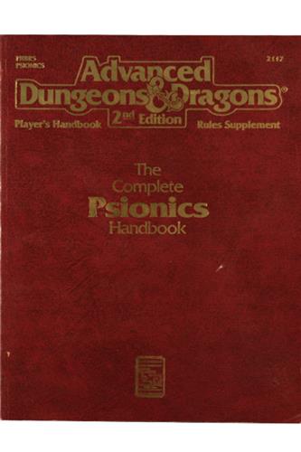 The Complete Psionics Handbook