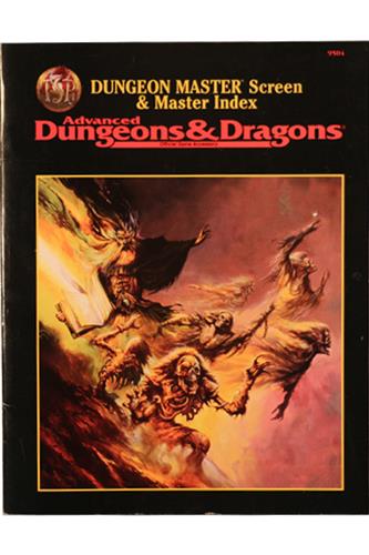 Dungeon Master Screen & Master Index