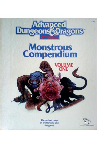 Monstrous Compendium Volume One