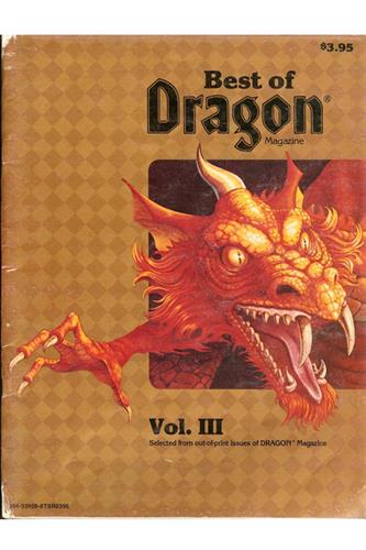 Best of Dragon Magazine Vol. III Best of Dragon Magazine Vol. III