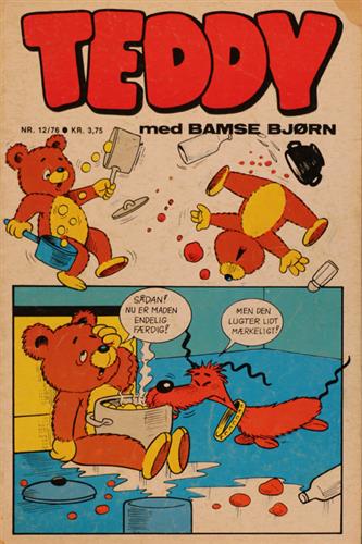 Teddy med bamse bjørn 1976 Nr. 12