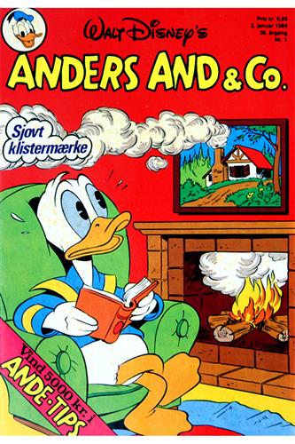 Anders And & Co. 1984 Nr. 1 m. Indlæg