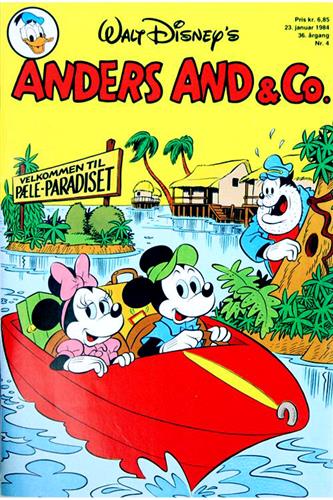 Anders And & Co. 1984 Nr. 4 m. Indlæg A & B