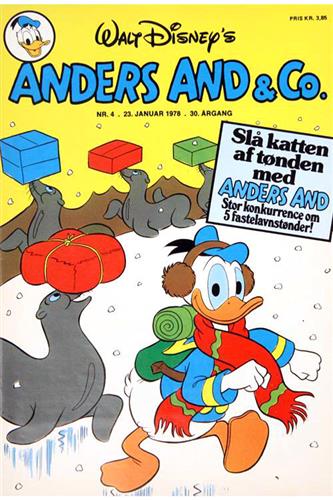 Anders And & Co. 1978 Nr. 4 M. Indlæg Anders And & Co. 1978 Nr. 4 M. Indlæg