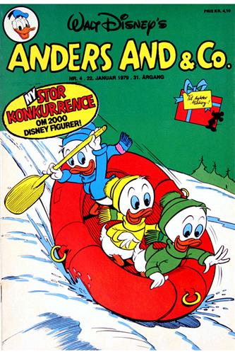Anders And & Co. 1979 Nr. 4 m. Indlæg