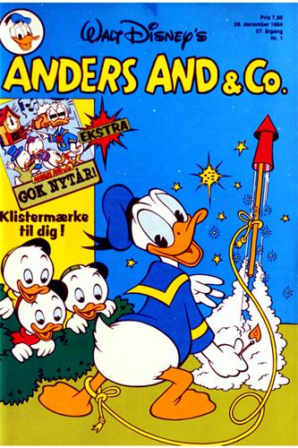 Anders And & Co. 1985 Nr. 1 m. Indlæg
