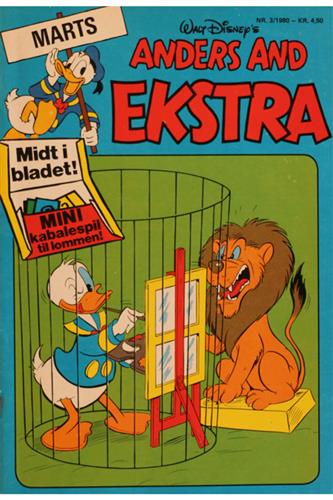 Anders And Ekstra 1980 Nr. 3 m. indlæg