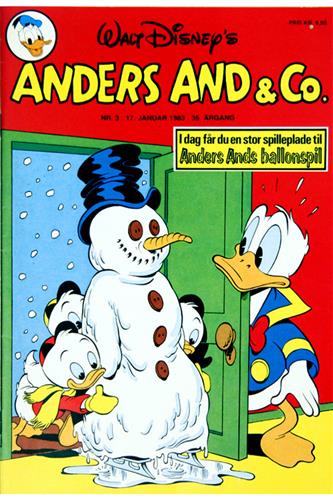 Anders And & Co. 1983 Nr. 3 m. Indlæg
