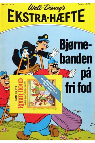Walt Disneys Ekstra-Hæfte 1975  Nr. 2 m. indlæg