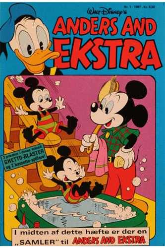 Anders And Ekstra 1987 Nr. 1 m. indlæg