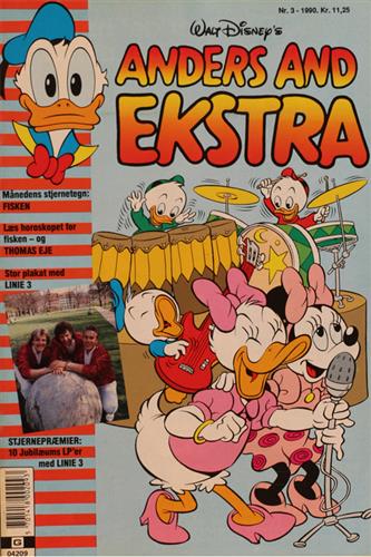 Anders And Ekstra 1990  Nr. 3 m. indlæg