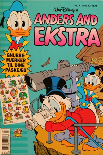 Anders And Ekstra 1991 Nr. 4 m. Indlæg