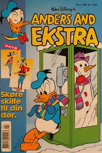 Anders And Ekstra 1994 Nr. 2 m. Indlæg