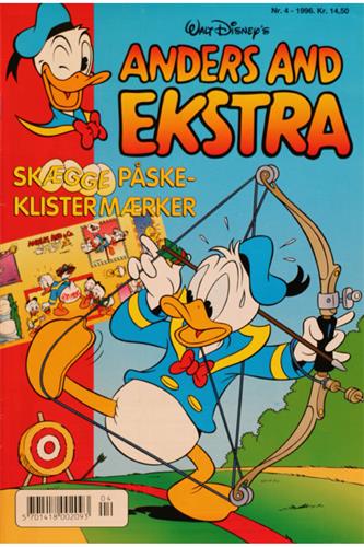 Anders And Ekstra 1996 Nr. 4 m. Indlæg