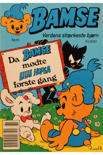 Bamse. Verdens stærkeste Bjørn 1983 Nr. 61