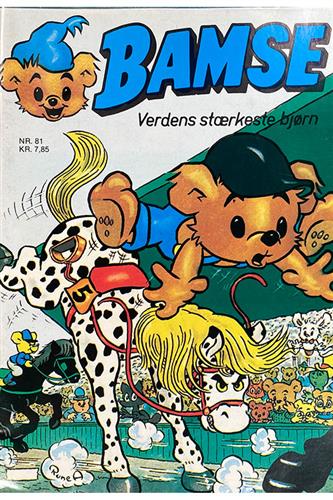 Bamse. Verdens stærkeste Bjørn 1985 Nr. 81
