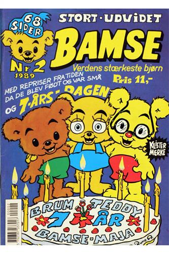 Bamse. Verdens stærkeste Bjørn 1989 Nr. 2