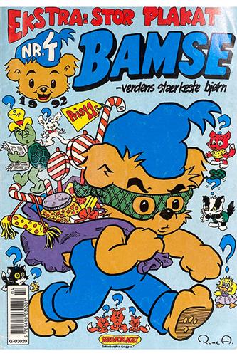 Bamse. Verdens stærkeste Bjørn 1992 Nr. 4