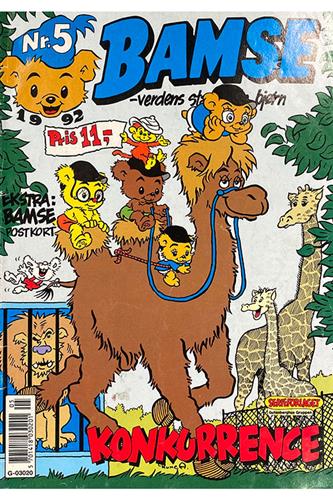 Bamse. Verdens stærkeste Bjørn 1992 Nr. 5