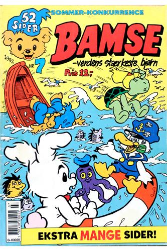 Bamse. Verdens Stærkeste Bjørn 1992 Nr. 7