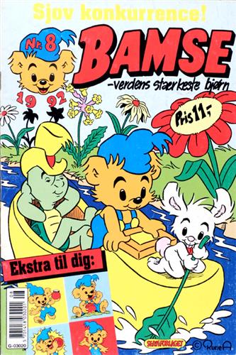 Bamse. Verdens stærkeste Bjørn 1992 Nr. 8