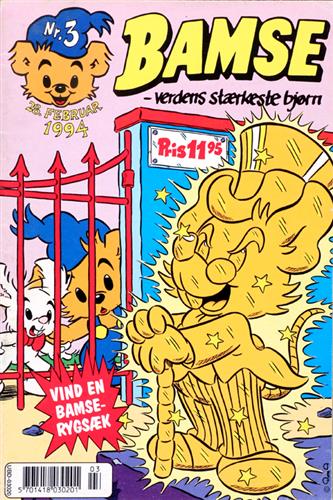 Bamse. Verdens stærkeste Bjørn 1994 Nr. 3