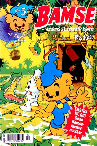 Bamse. Verdens stærkeste Bjørn 1996 Nr. 3