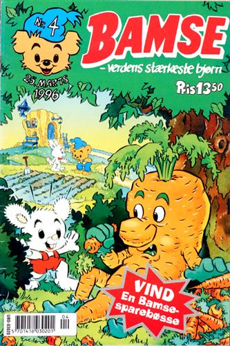 Bamse. Verdens Stærkeste Bjørn 1996 Nr. 4